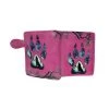 Shagwear Wolf Paw Print Small Fuchsia Coin Purse Wallet
