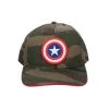 Bioworld Marvel Captain America Camo Curved Bill Snapback Hat