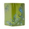 Wallets Shagwear Two Tone Peacock Large Lime Zipper Wallet