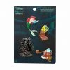 Loungefly Disney Little Mermaid Cave Four Piece Pin Set