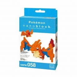 Blue Fin Nanoblock Pokemon Mega Charizard Y Building Set