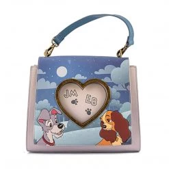 Loungefly Disney Lady And The Tramp Wet Cement Crossbody Bag Purse Purses