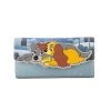 Wallets Loungefly Disney Lady And The Tramp Wet Cement Flap Wallet