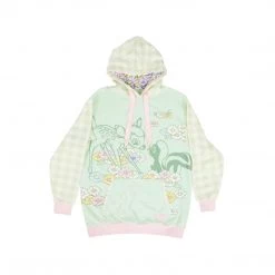 Jinx Loungefly Disney Bambi Flowers Green Hoodie Adult Miscellaneous