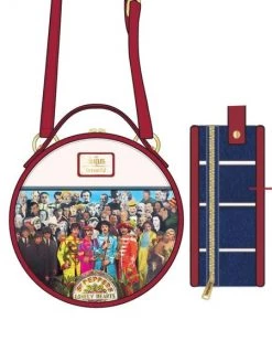 Bioworld Loungefly The Beatles Sargent Peppers Drum Convertible Backpack Backpacks