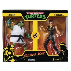 Playmates Toys Action Figures Playmates Turtles Cobra Kai Leonardo Vs Miguel Diaz Set