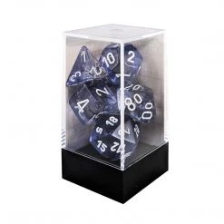 Chessex 7 Set Dice Nebula Black/White CHX 27408 Game Accessories