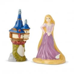 Enesco Disney Rapunzel And Tower Salt Pepper Shaker Set Kitchen Accessories