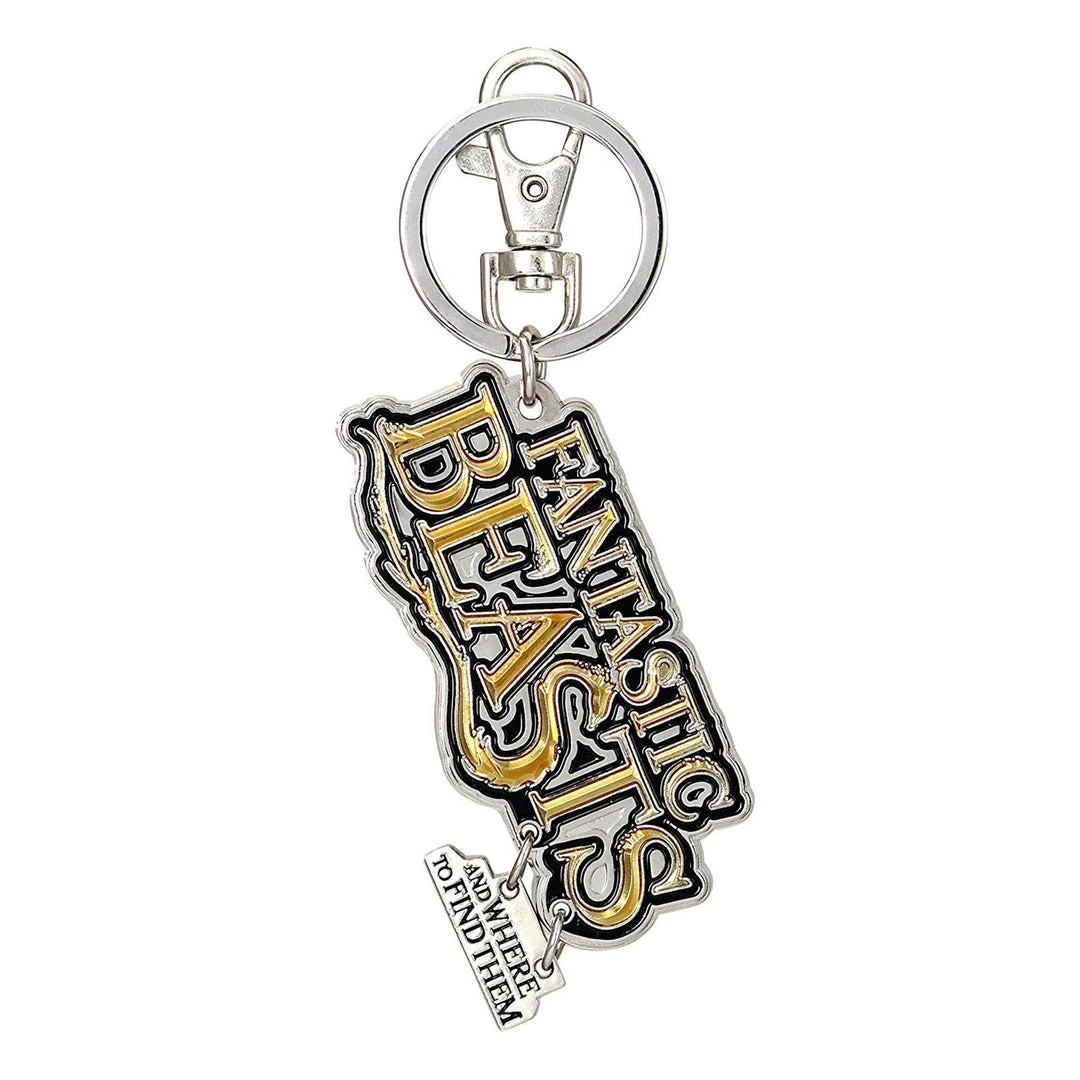 Monogram International Fantastic Beasts Colored Logo Metal Keychain