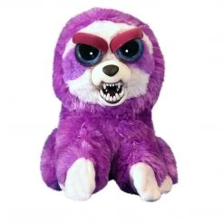William Mark Animals Plush Feisty Pets Lightningbolt Lucy Purple Sloth Plush Figure