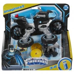Mattel Action Figures Fisher Price Imaginext DC Super Friends Batman Bat-Tech Batcycle Figure Set