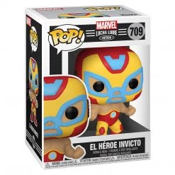 Funko Marvel Lucha Libre POP El Heroe Invicto Iron Man Figure