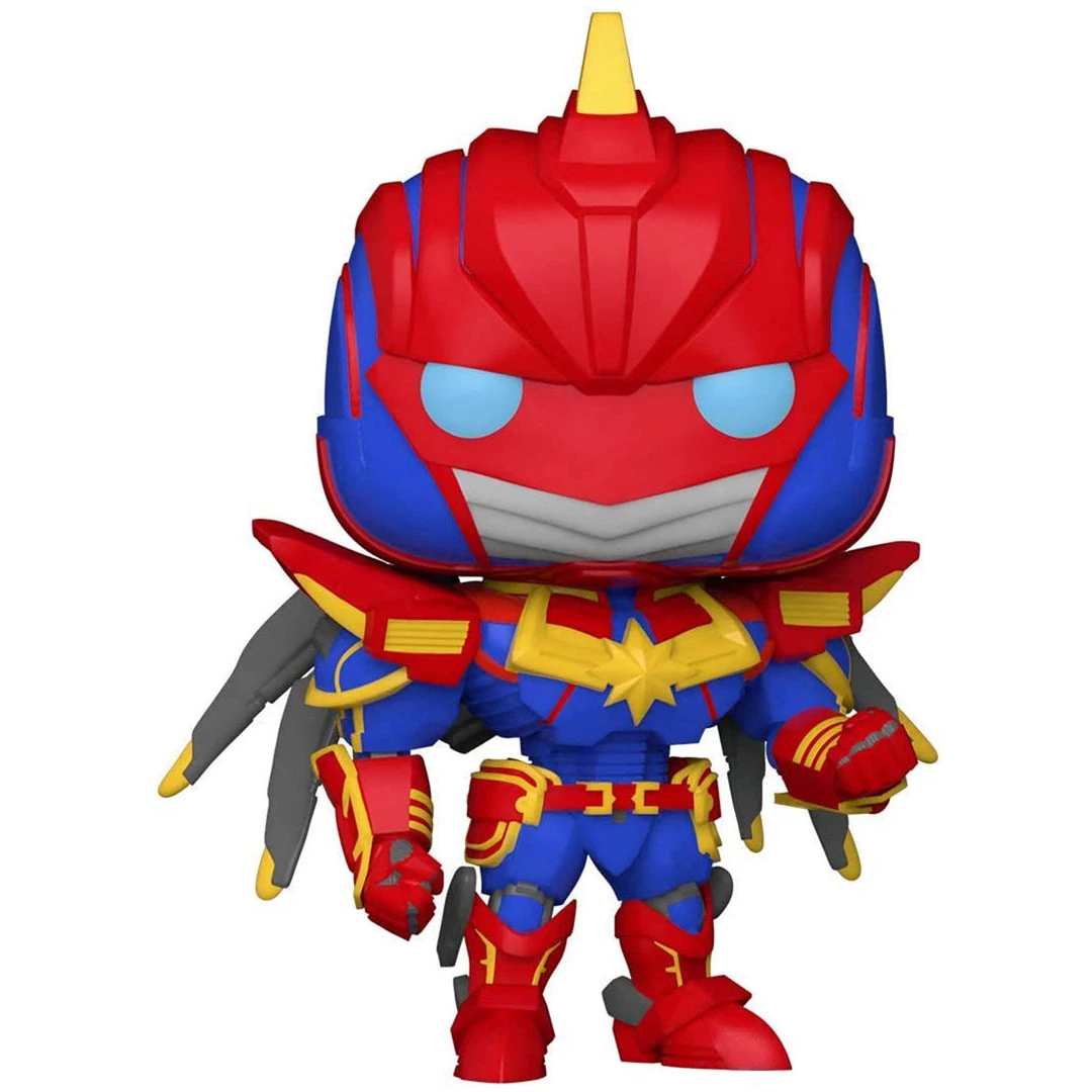 POP Vinyl's Funko Marvel Pop Marvel Mech Captain Marvel Vinyl Figure 4 POP Vinyl's Funko Marvel Pop Marvel Mech Captain Marvel Vinyl Figure