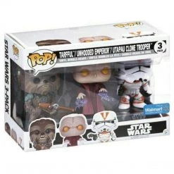 POP Vinyl's Funko Star Wars Pop Revenge Of The Sith 3 Pack Tarfful Emperor Utapau Vinyl Figure Set