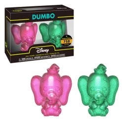 Funko Disney Hikari XS Dumbo Pink Green Figure Set