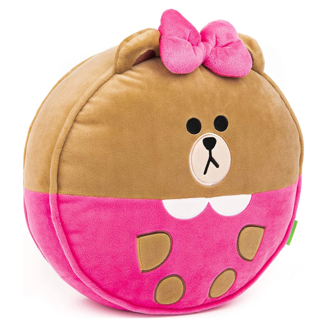 Gund Line Friends Chocolate Plush Pillow 6058941 6 Gund Line Friends Chocolate Plush Pillow 6058941