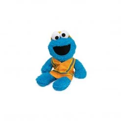 Gund Sesame Street Construction Worker Cookie Monster 12 Inch Plush