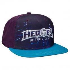 Jinx Hats Heroes Of The Storm Space Grid Premium Snapback Hat