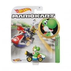 Hot Wheels Mario Kart Yoshi Standard Kart Diecast