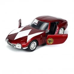 Jada Toys Power Rangers Red Ranger And 1967 Toyota 2000GT 1:32 Diecast Set