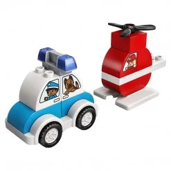 LEGO® Duplo Fire Helicopter And Police Car Building Set 10957
