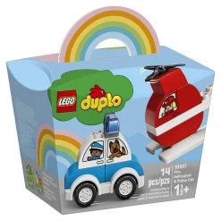 LEGO® Duplo Fire Helicopter And Police Car Building Set 10957