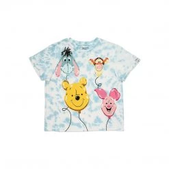 Jinx Loungefly Disney Pooh And Friends Balloons Crop Tee Shirt