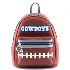 Loungefly NFL Dallas Cowboys Pigskin Logo Mini Backpack Backpacks