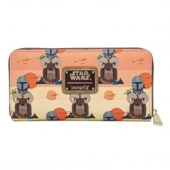 Wallets Loungefly Star Wars Mandalorian Bantha Ride Zip Around Wallet