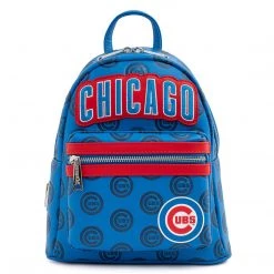 Loungefly MLB Chicago Cubs Logo Mini Backpack Backpacks