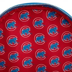 Loungefly MLB Chicago Cubs Logo Mini Backpack Backpacks 9 Loungefly MLB Chicago Cubs Logo Mini Backpack Backpacks