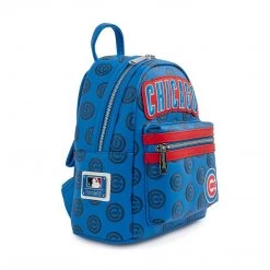 Loungefly MLB Chicago Cubs Logo Mini Backpack Backpacks