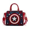 Loungefly Marvel Captain America 80th Anniversary Crossbody Bag Purse