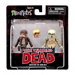 Diamond Select Toys Minimates Walking Dead Series 7 Hunter Chris And Zombie Holly Figure Set
