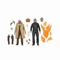 NECA Halloween II Ultimate Michael Myers And Dr Loomis 7 Inch Action Figure Set Action Figures