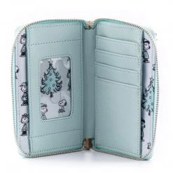 Wallets Loungefly Peanuts Happy Holidays All Over Print Zip Around Wallet