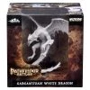 WizKids Pathfinder Battles Deep Cuts Unpainted Gargantuan White Dragon Miniature Action Figures