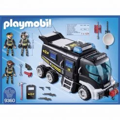 Playmobil City Action Tactical Unit Truck Building Set 9360