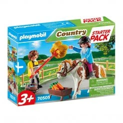 Playmobil Country Starter Pack Horseback Riding Building Set 70505