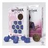 Q-Workshop The Witcher Dandelion Half A Century Of Poetry 7 Piece Dice Set With Coin