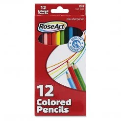 All Arts And Crafts Rose Art 12 Count Colored Pencils