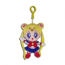 GE Animation Anime Toys Sailor Moon 5 Inch Plush Bag Clip