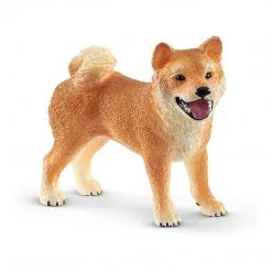 Schleich Farm World Shiba Inu Mother And Puppy Animal Figure 42479