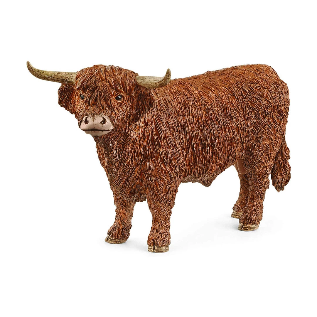 Schleich Highland Bull Animal Figure 3 Schleich Highland Bull Animal Figure