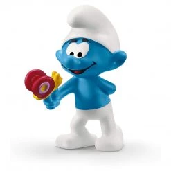 Schleich Smurf With Butterfly Figure 20818