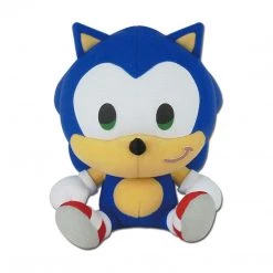 GE Animation Superhero And Popular Culture Plush Sonic The Hedgehog SD Sonic Sitting 7 Inch Plush Figure