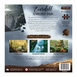 Starling Games Everdell Spirecrest Pass 1000 Piece Puzzle