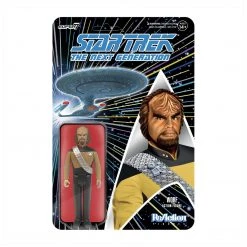 Super7 Star Trek The Next Generation Worf Reaction Figure