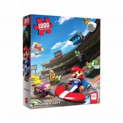 USAopoly Mario Kart Racing On Track 1000 Piece Puzzle Puzzles