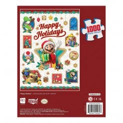 Puzzles USAopoly Super Mario Happy Holidays 1000 Piece Puzzle
